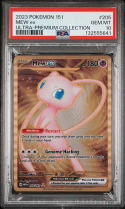 2023 POKEMON 151 ULTRA-PREM COLL #205 MEW EX PSA 10 - Image 1