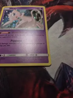 Pokemon TCG Mew SM215 Sun & Moon Black Star Promo Cosmos Holo NM/LP - Image 3