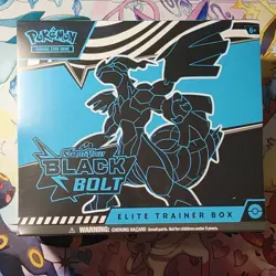 Pokemon TCG Scarlet & Violet Black Bolt Elite Trainer Box 2025 - Image 1