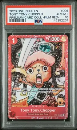 2023 ONE PIECE -FILM RED- #006 TONY TONY CHOPPER PSA 10 (Q231 - Image 1