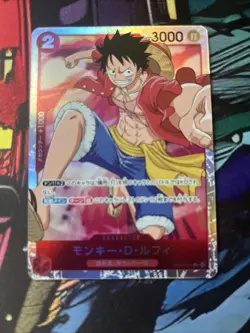 Monkey D. Luffy OP01-024 SR PRB-01 - Japanese - NM - One Piece TCG - US SELLER - Image 1