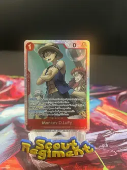 Monkey.D.Luffy SR OP14-013 OP14 One Piece The Azure Sea's Seven - Image 1