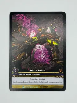 World of Warcraft TCG Betrayer 97/264 Extended Art Death Shock - Image 1