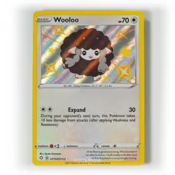 Pokemon - Wooloo - SV103/SV122 - SWSH Shining Fates - Shiny Vault Card - Image 1