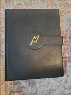 Vintage - Current Pokemon Binder (Leather With 75 Cards & Stickers & Other) - Image 2
