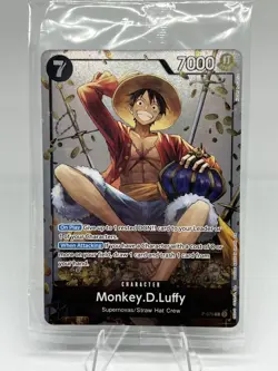 Monkey.D.Luffy (Tin Pack Set Vol. 2) P-075 One Piece Sealed Promotion Card Foil - Image 1