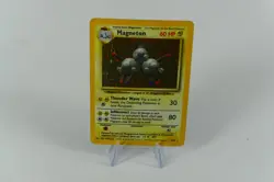 Magneton 9/102 Holo Rare Base Set Pokemon Card - Moderately Played - Image 1