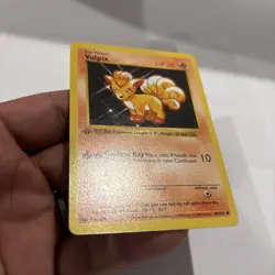 Vulpix 1st Edition Base Set Shadowless Card Pokemon TCG 68/102 Card B - Image 4