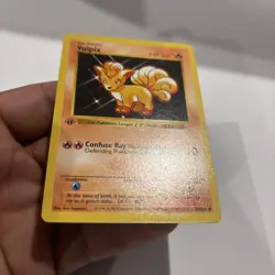 Vulpix 1st Edition Base Set Shadowless Card Pokemon TCG 68/102 Card B - Image 5