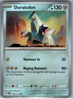 Duraludon (Master Ball) 069/131 SV: Prismatic Evolutions - Pokemon Card - NM - Image 1