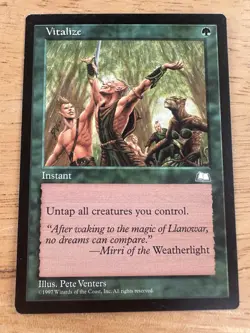1x Vitalize Light Play, English Weatherlight MTG Magic - Image 1