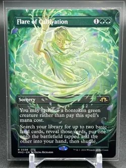 MTG Flare of Cultivation 0338 Modern Horizons 3 Regular Rare Showcase Rare - Image 1