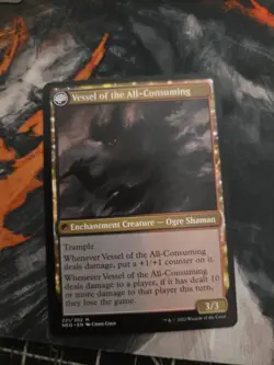 MTG TCG- Hidetsugu Consumes All 221 Kamigawa: Neon Dynasty- NM - Image 2