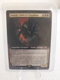 MTG Magic the Gathering Shelob, Child of Ungoliant (extended art) LotR LTR NM - Image 1