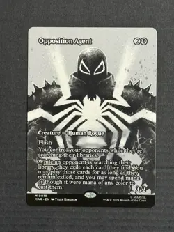 Magic The Gathering Opposition Agent Borderless Non-foil Marvel Universe Eternal - Image 1