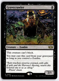 Gravecrawler NM TDC Commander: Tarkir: Dragonstorm MTG - Image 1