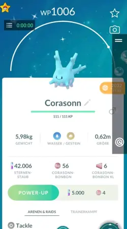 ✨✨Pokemon Go Shiny Corsola✨✨- Schillernd Corasonn✨✨ - Image 1