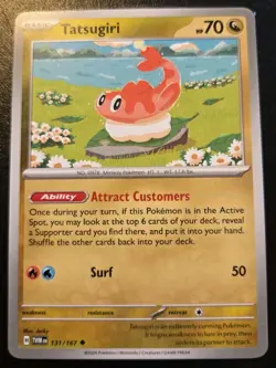 Tatsugiri 131/167 Uncommon Scarlet & Violet: Twilight Masquerade Pokemon TCG - Image 1