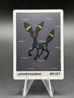 Pookiemoot Gen 2 - Umbreedme #0197 (Umbreon) - Pokemon Fan Art - Image 1