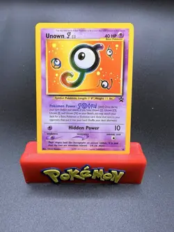 Pokemon TCG Unown J #38 Black Star WOTC Promo Card NM/LP+ - Image 1