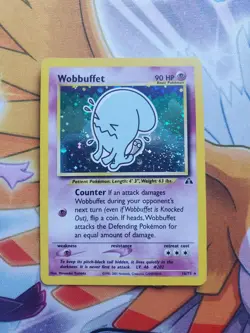Pokemon Vintage WOTC Wobbuffet 16/75 Neo Discovery Holo LP - Image 1