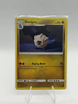 Pokemon TCG Celestial Storm Shelgon Uncommon #105/168 Asako Ito Crochet Art - Image 1