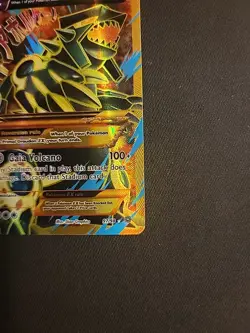 2015 Pokemon XY Ancient Origins Full Art Primal Groudon EX 97/98 SHINY Holo Foil - Image 5