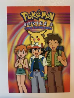 2000 Topps Pokemon TV Series 2 Checklist (A) FREE COMBINED SHIPPING - Image 1