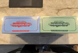 (SET OF 2!) Pokemon Paradox Rift ETBs Roaring Moon & Iron Valiant - Image 3