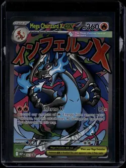 Pokemon TCG Mega Charizard X ex 023 Mega Evolution Promo NM - Image 1