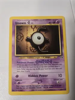 67/75 Unown Pokemon Neo Discovery - Image 1