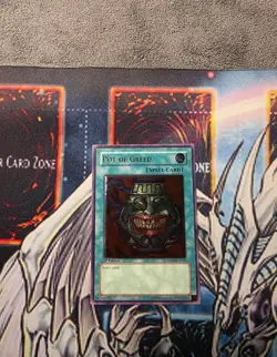 Pot of Greed DPKB-EN029 Ultimate Rare 1st edition Duelist Pack Kaiba Yugioh LP - Image 4