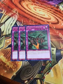 3X Gravity Collapse VASM-EN030 Rare 1ST ED NM Yugioh - Image 1