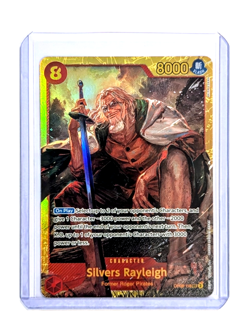 Silvers Rayleigh OP08-118 SEC Character ONE PIECE TCG Two Legends NM/M - Image 3