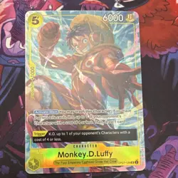 Monkey.D.Luffy (Parallel) OP07-109 500 Years Future Foil SR One Piece CCG 5 6000 - Image 1