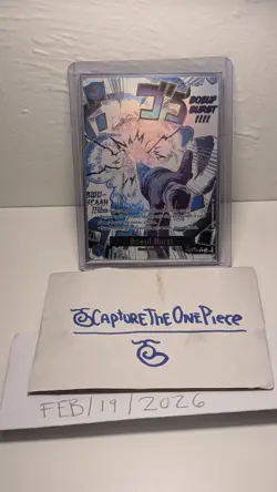 One Piece TCG – Boeuf Burst OP12-060 (P) – Parallel Alt Art Straw Hat Crew – NM - Image 1