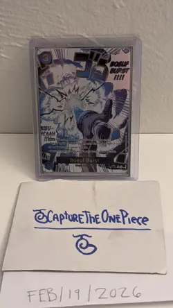 One Piece TCG – Boeuf Burst OP12-060 (P) – Parallel Alt Art Straw Hat Crew – NM - Image 3