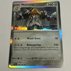 Melmetal - Cosmos Holo - Stellar Crown 104/142 Blister Promo Pokemon Card NM - Image 1