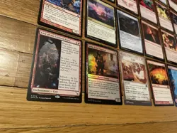 Red MTG Cards Lot Rare, Foil, Land, And More Magic The Gathering Cards! - Image 2