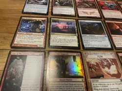 Red MTG Cards Lot Rare, Foil, Land, And More Magic The Gathering Cards! - Image 3