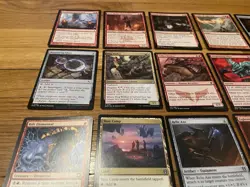 Red MTG Cards Lot Rare, Foil, Land, And More Magic The Gathering Cards! - Image 4