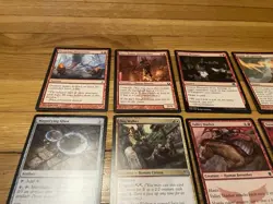 Red MTG Cards Lot Rare, Foil, Land, And More Magic The Gathering Cards! - Image 5