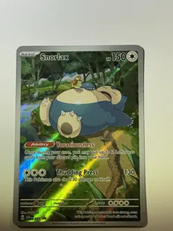 Pokemon Snorlax 051 Sv: Scarlet & Violet Promo Holo Promo Card 150 HP - Image 1