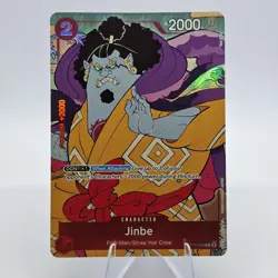 Jinbe English Version 1st Anniversary Set Promo Card One Piece ST10-005 NM - Image 1