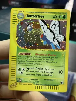 Butterfree 5/165 Expedition 2002 Rare Holo e-Series Pokemon Card TCG - Image 3