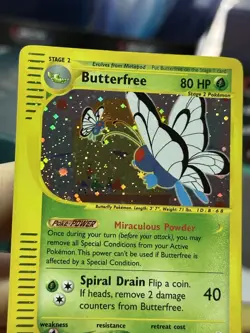 Butterfree 5/165 Expedition 2002 Rare Holo e-Series Pokemon Card TCG - Image 5