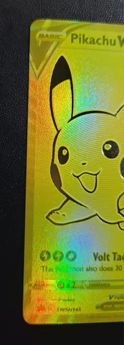 Pokemon TCG Pikachu V | SWSH145 SWSH: Sword & Shield Promo Cards Holo NM - Image 2