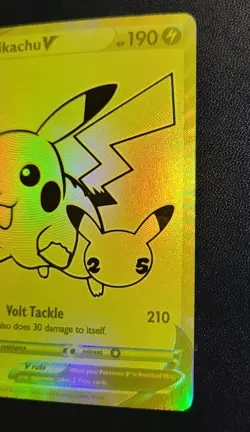 Pokemon TCG Pikachu V | SWSH145 SWSH: Sword & Shield Promo Cards Holo NM - Image 3