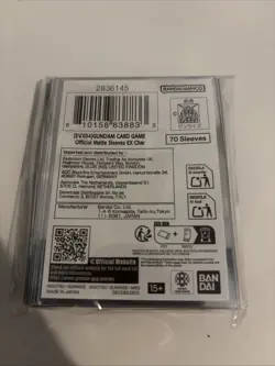 Gundam Card Game Official Matte Sleeves EX Char - Image 2