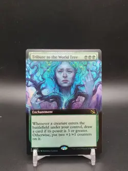Tribute to the World Tree FOIL Extended Art March of the Machine NM MTG - Image 1